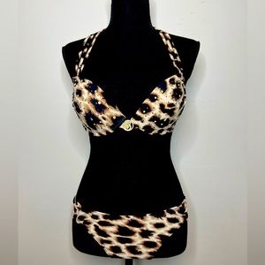 VS Leopard Print Push Up Bikini